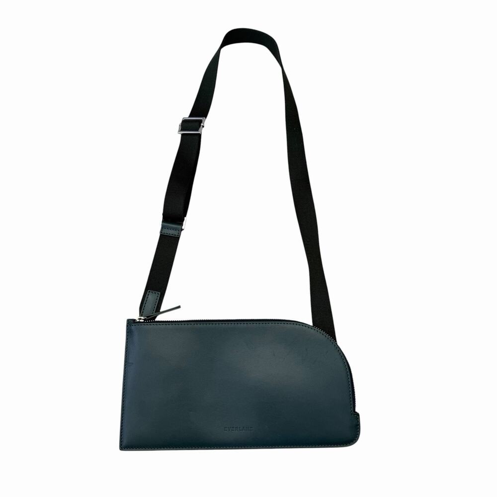Everlane The Cactus Leather Sling Bag Dark Green Made In Italy